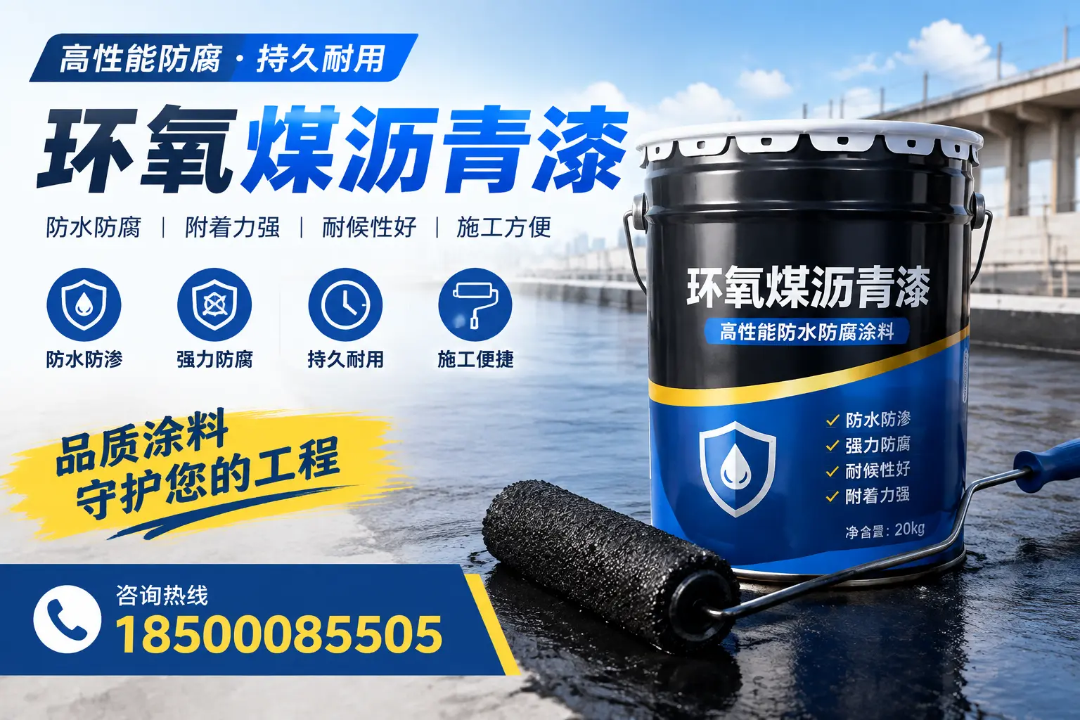 环氧煤沥青漆的施工准备工作,确保孝感项目顺利进行